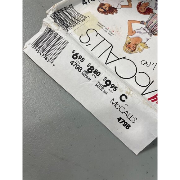 90s Easy McCalls Sewing Pattern Size Medium Skirts Pants Culottes Shorts UNCUT - Picture 5 of 6